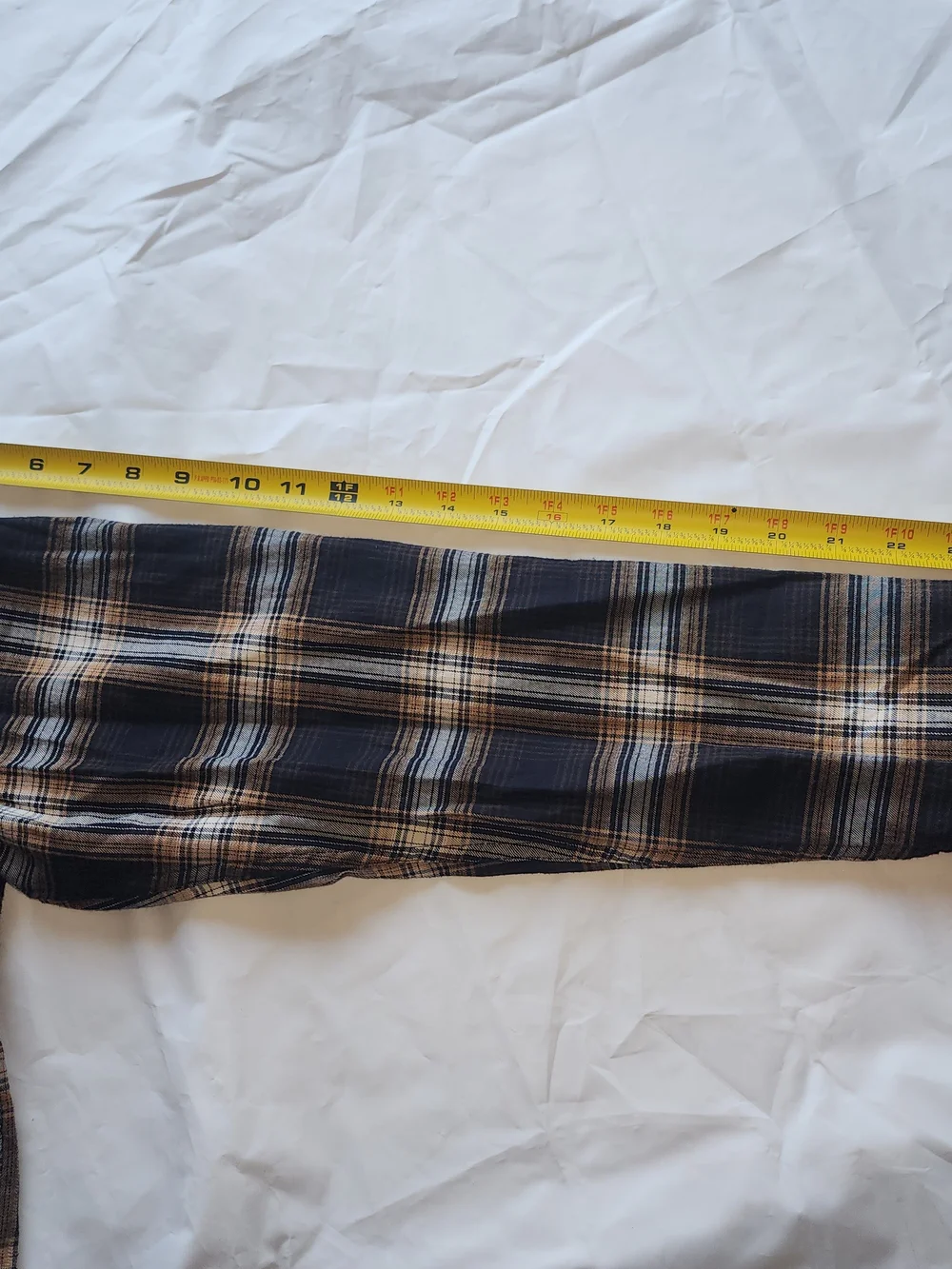 Banana Republic Men's  Plaid Long-Sleeve Button-Up Shirt - Brown/Black Large